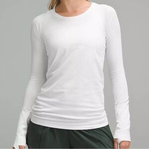 Lululemon Swiftly Tech - Long Sleeve - White